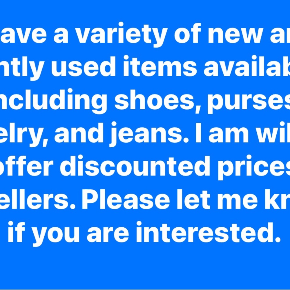 Bright Blue Promotional Sign